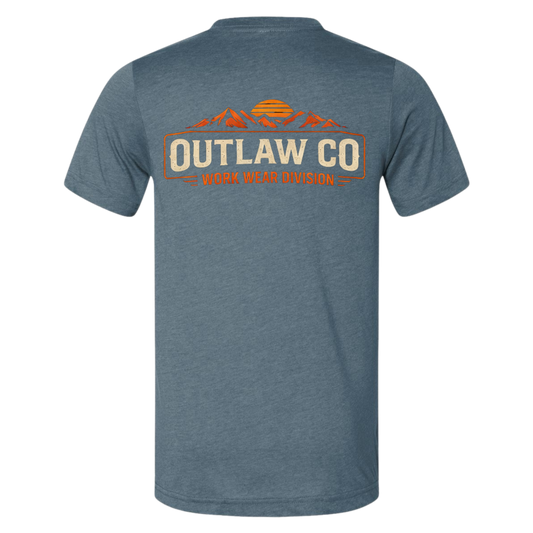 Outlaw Co Heather Slate T-Shirt