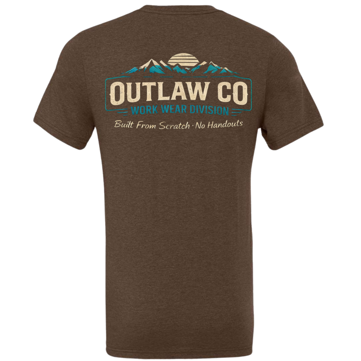 Outlaw Co Heather Brown T-Shirt
