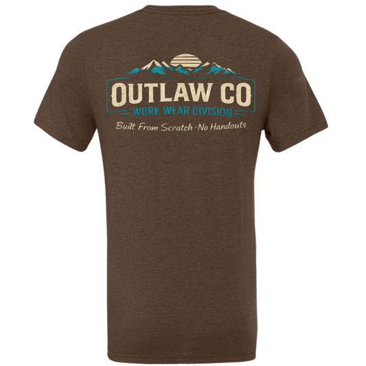 Outlaw Co Heather Brown T-Shirt